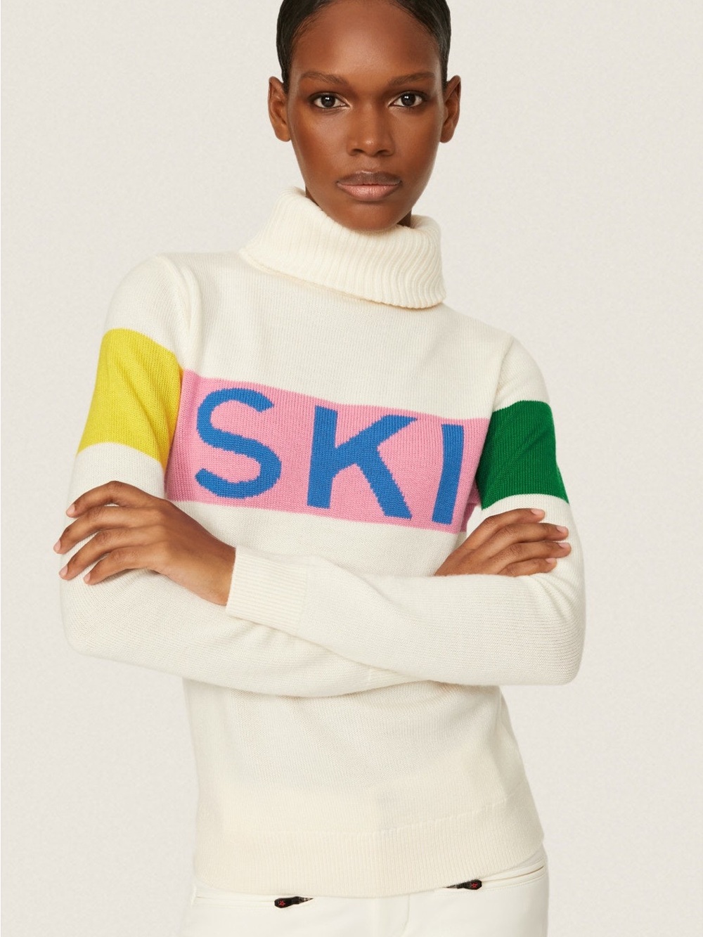Perfect Moment Ski Sweater II Wool Colorblock Turtleneck - Picture 3 of 10